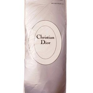 Christian Dior knee high sandalfoot . one size fits 8 1/2 - 11 . made in USA